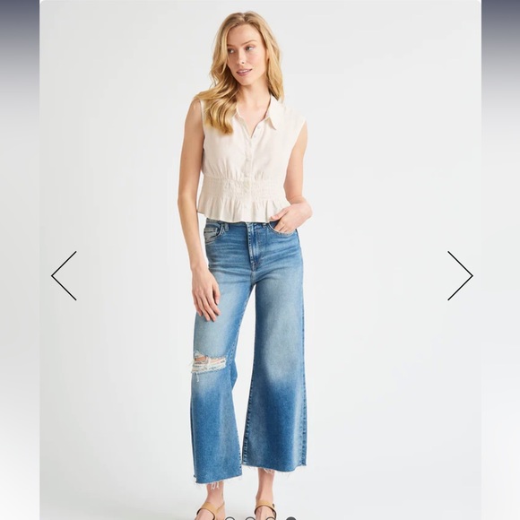 Splendid Lindsey Rouched Top-XS-Cream-NWT - Picture 4 of 6